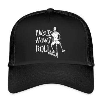 Stunt Scooter - Trucker Cap - Schwarz/Schwarz - Vorne