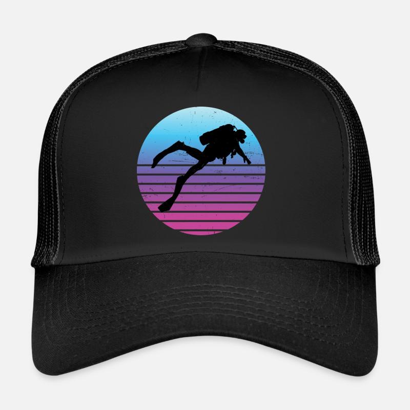 Plongeur Femmes Plongeur Plongeur Plongeur Hommes Casquette trucker 