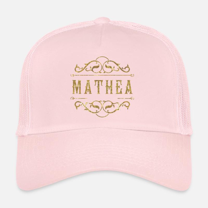 Mathea gold Trucker Cap