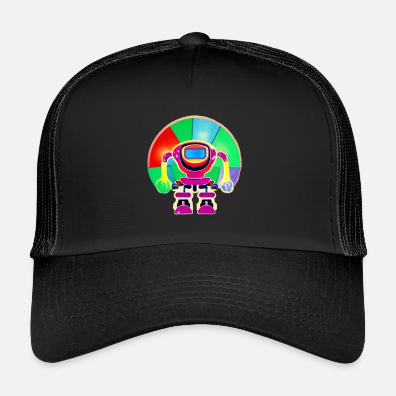 Lustiger Roboter Trucker Cap