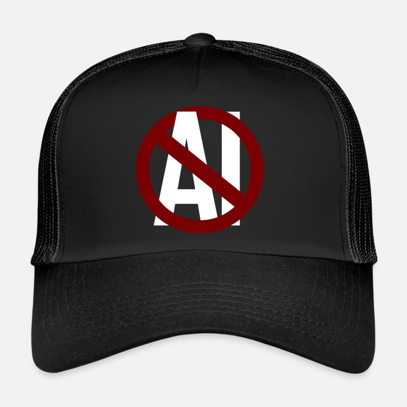 Dites non à l’IA Casquette trucker 