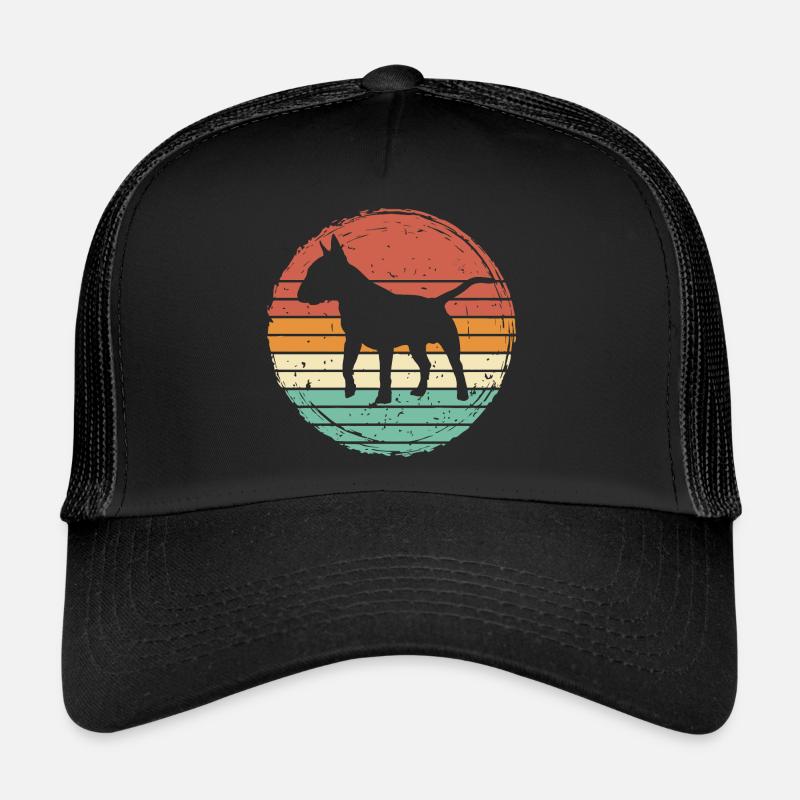 Bull Terrier Rétro Cadeau Casquette trucker 