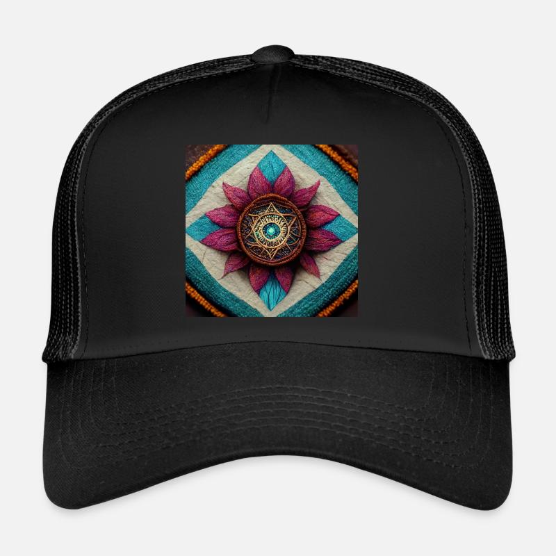 Boho Mandala Abstract Trucker Cap