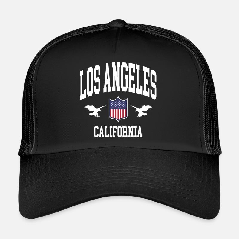 Los Angeles - Trucker Cap - Schwarz/Schwarz