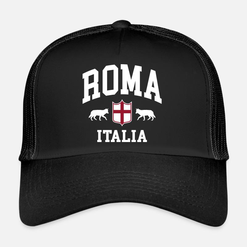 Rom - Trucker Cap - Schwarz/Schwarz
