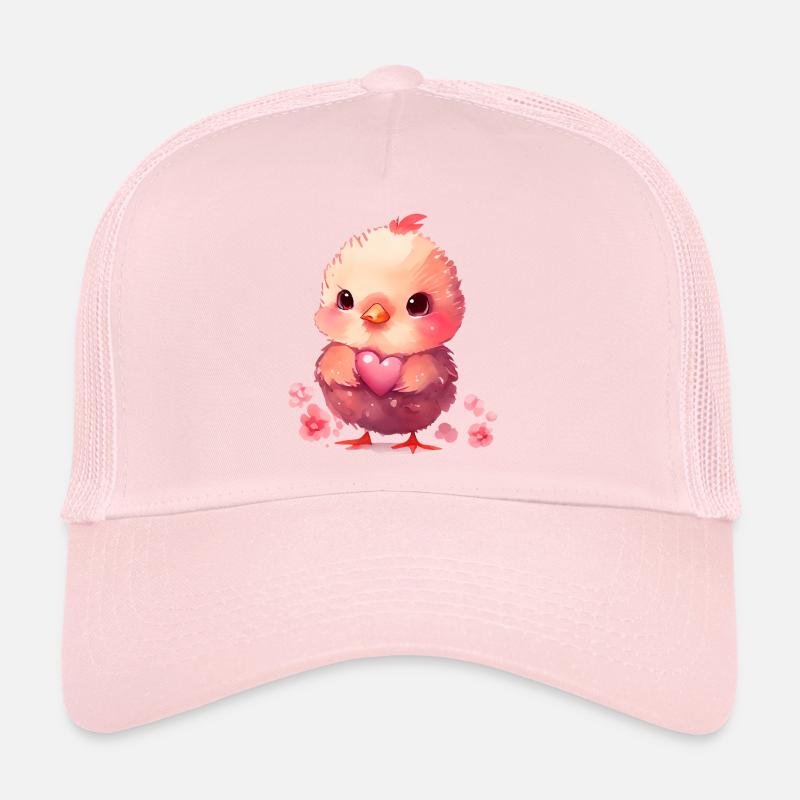 Cadeau de Saint-Valentin Poussin Casquette trucker 