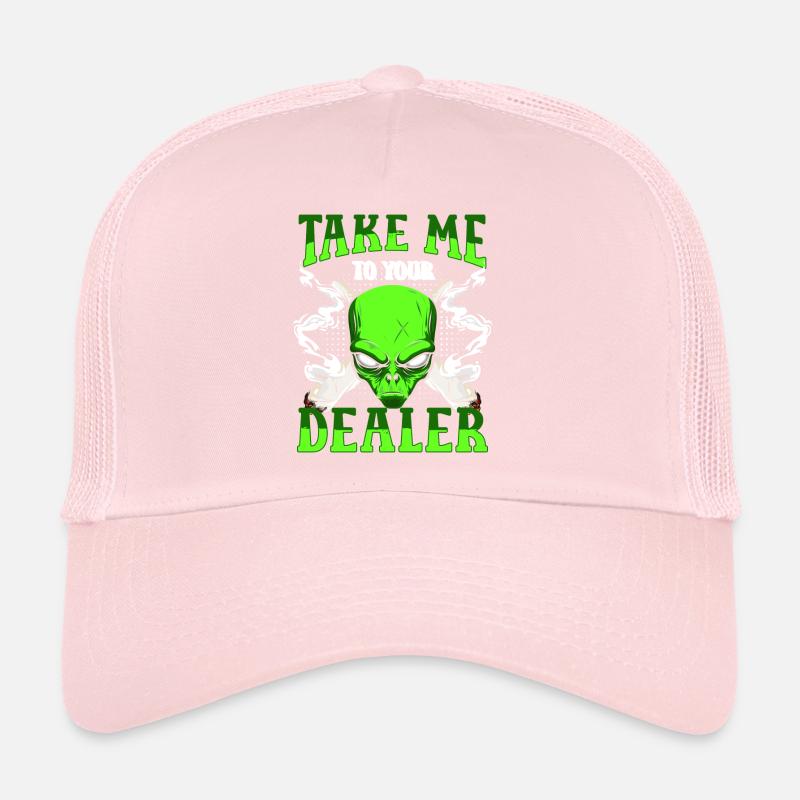 Extraterrestrial Star Space Retro Trucker Cap