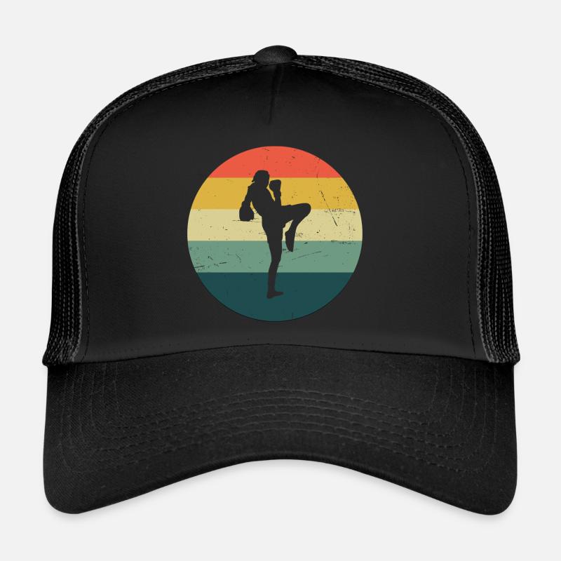 Boxe Thaïlandaise Boxe Thaïlandaise Hommes Boxeur thaïlandais Boxeur thaïlandais Casquette trucker 