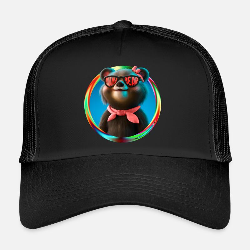 Mama Bär Mutter Frau Geschenk Eltern Trucker Cap
