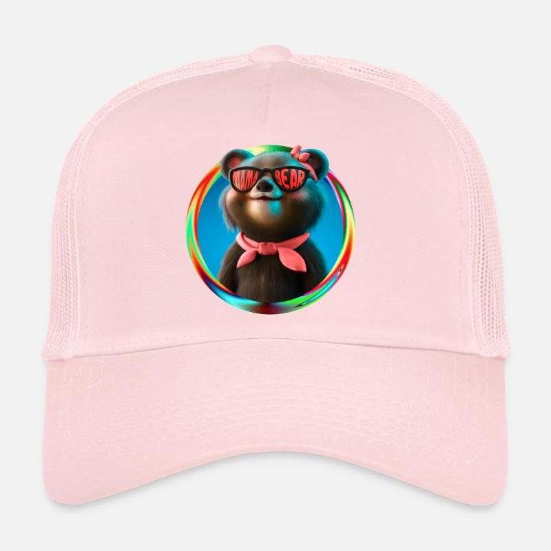 Mama Bär Mutter Frau Geschenk Eltern Trucker Cap