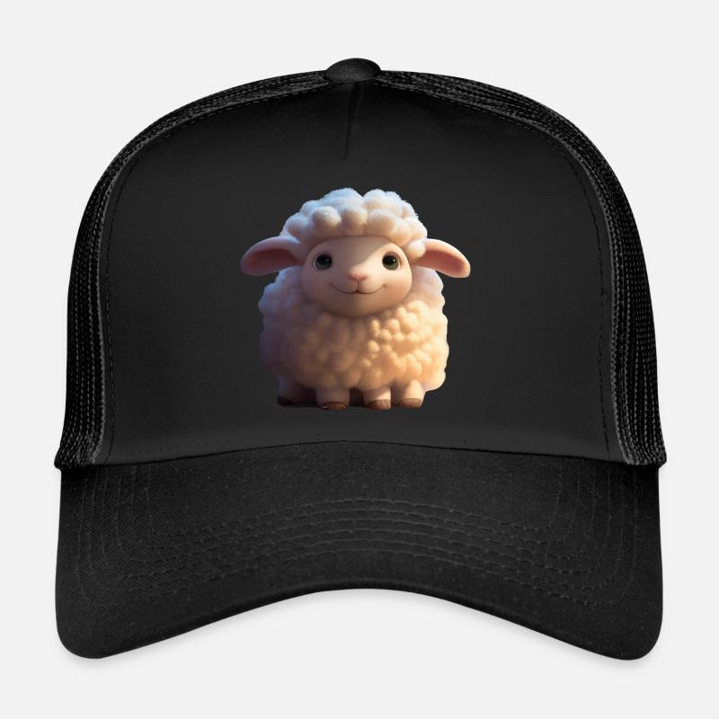 Schaf - Trucker Cap - Schwarz/Schwarz