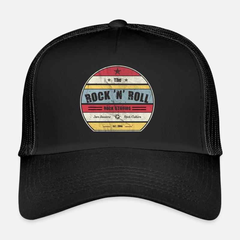 ROCK 'N' ROLL ROCK STUDIOS SUNSET RETRO' Casquette trucker 