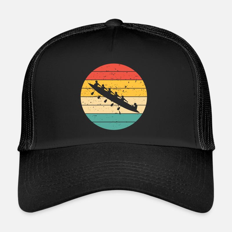 Aviron rétro bateau à rames vintage aviron Casquette trucker 
