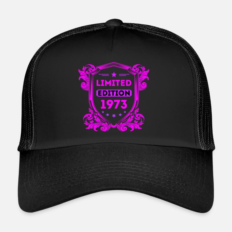 1973 - Trucker Cap - Schwarz/Schwarz
