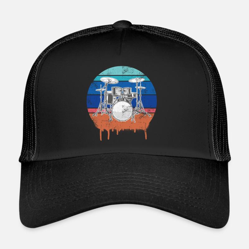 Drummer Schlagzeuger Schlagzeug Geschenk Trucker Cap