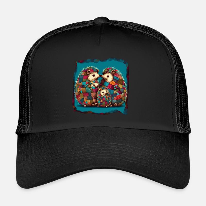 HedgeWork Family - Trucker Cap - black/black