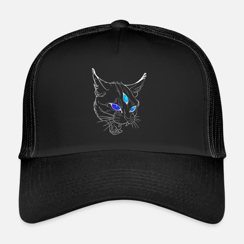 Evil cat Casquette trucker 