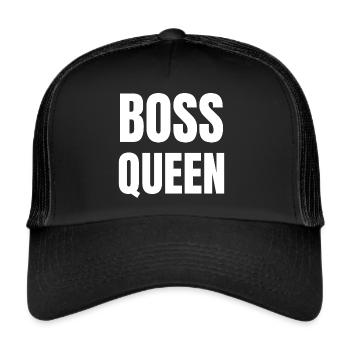 Boss Queen Gift Lady - Casquette trucker  - noir/noir - Devant
