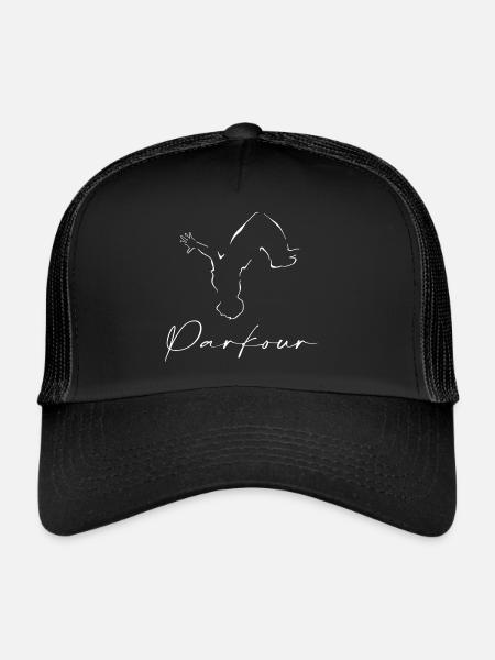 Parkour - Trucker Cap - Schwarz/Schwarz