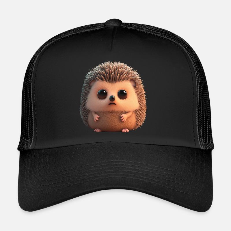 Mignon petit hérisson chibi Casquette trucker 