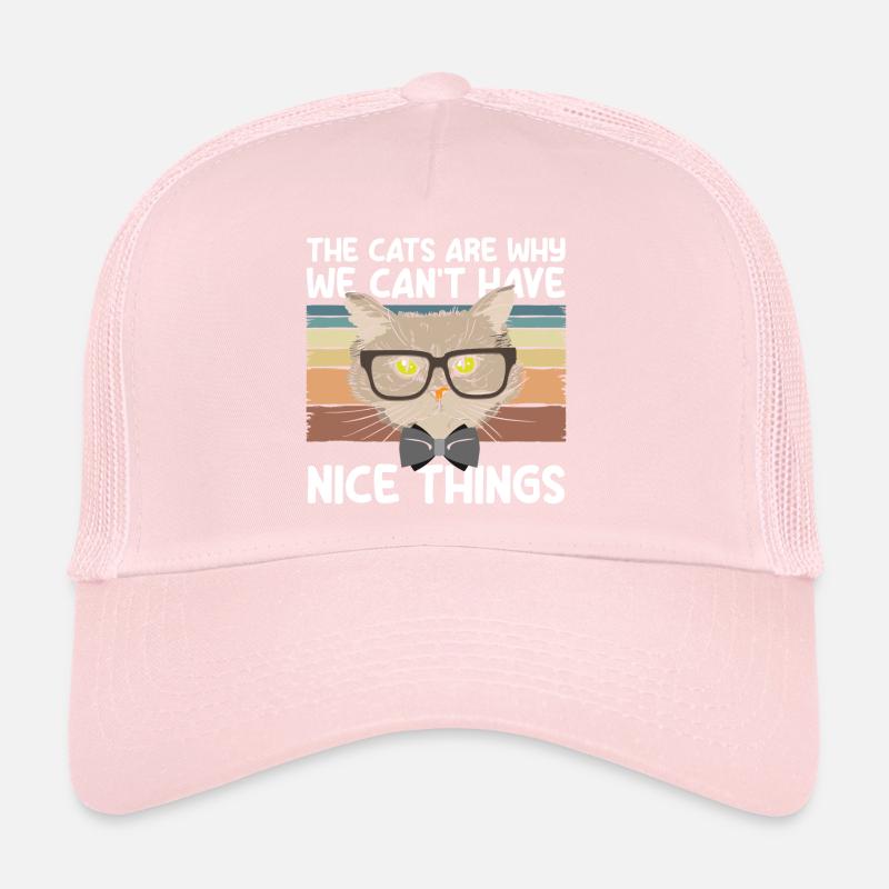 Chat Yeux de chat Ami Chat Maîtresse Casquette trucker 