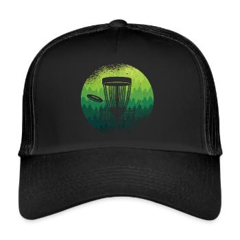 Lecteur de disc golf Vintage Disc Golfer - Casquette trucker  - noir/noir - Devant