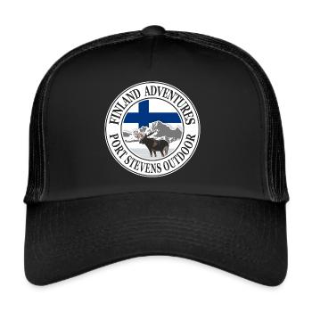Finland - Elk - Finland - Mosses - Trucker Cap - black/black - Front