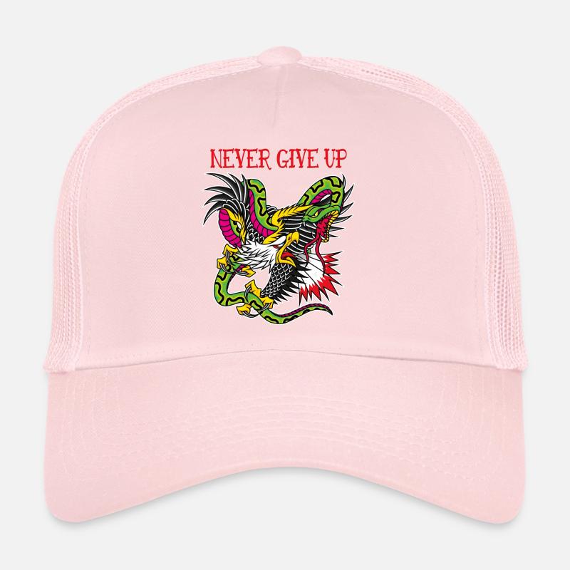 Adler und Schlange traditionelle alte Schule Tattoo Trucker Cap
