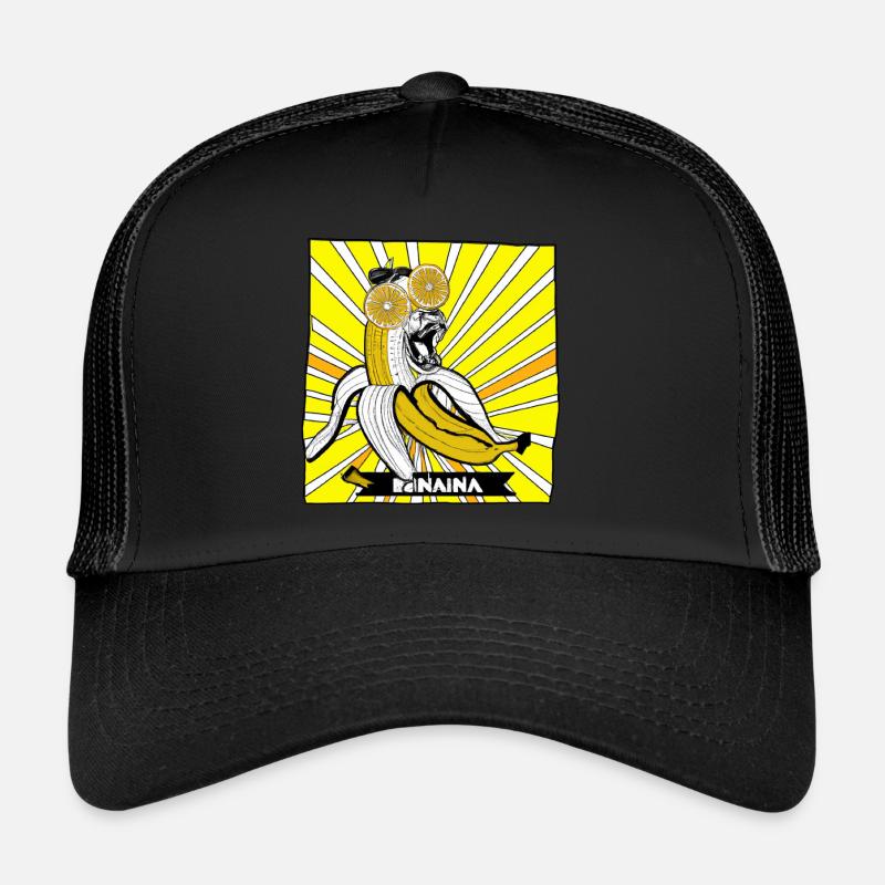 Banaina - Trucker Cap - Schwarz/Schwarz