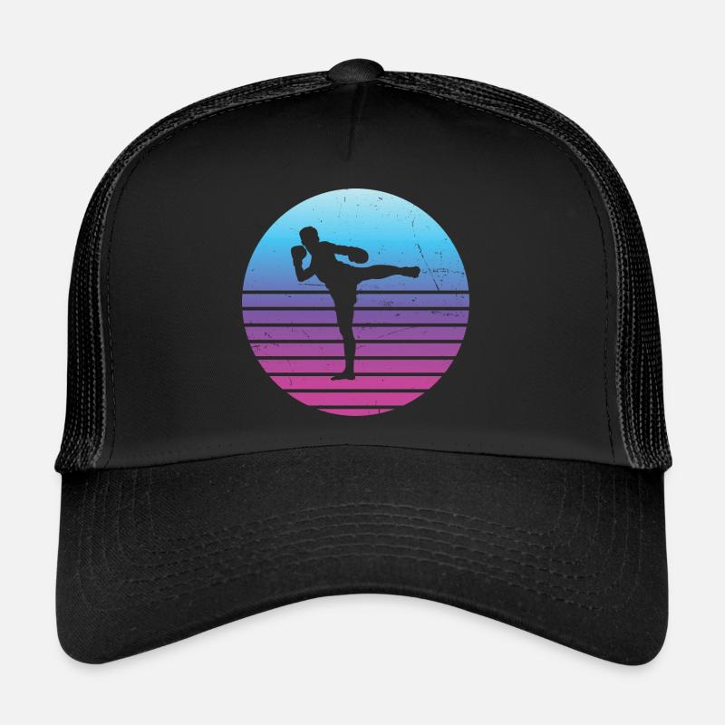 Hommes Femmes Muay Thai Boxe Thaï Thaï Thaï Casquette trucker 