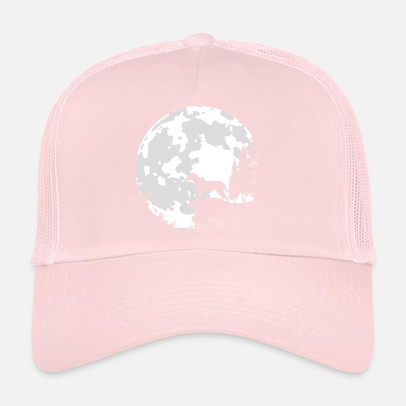 Dog Full Moon Labrador Trucker Cap