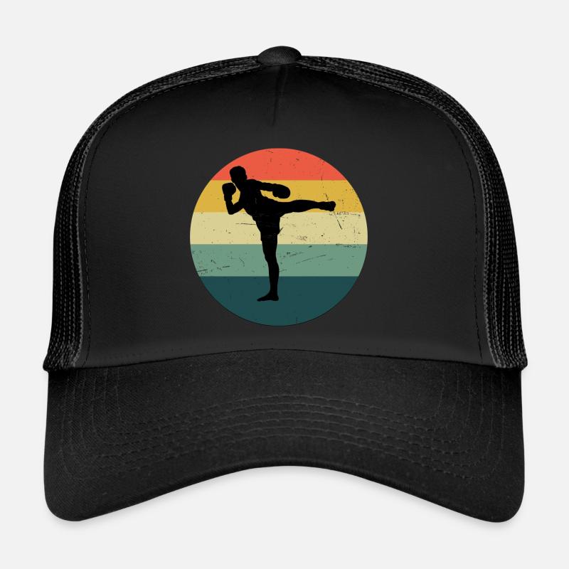 Boxe Thaï Muay Thaï Boxeur Thaï Hommes Boxe Thaï Casquette trucker 