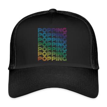 Popping Funk Style Danseur Danseur - Casquette trucker  - noir/noir - Devant