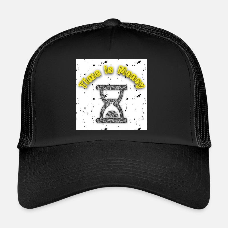 Time is Money - Image - 2023 - Trucker Cap - black/black