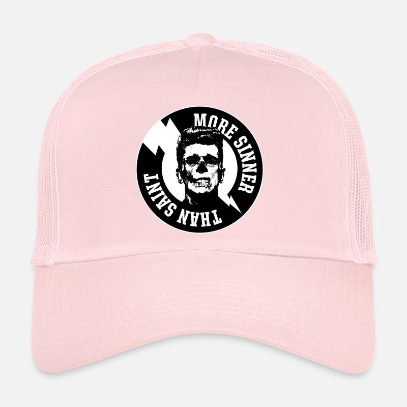 GAMBLE plus pécheur que saint Casquette trucker 