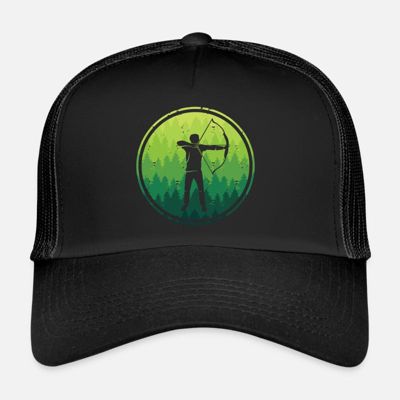 Archer Bow Arrow Vintage Archery Trucker Cap