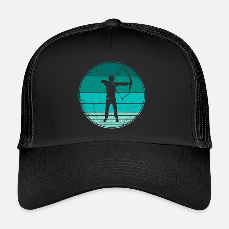 Bogenschütze Vintage Pfeil Bogen Bogenschießen Trucker Cap