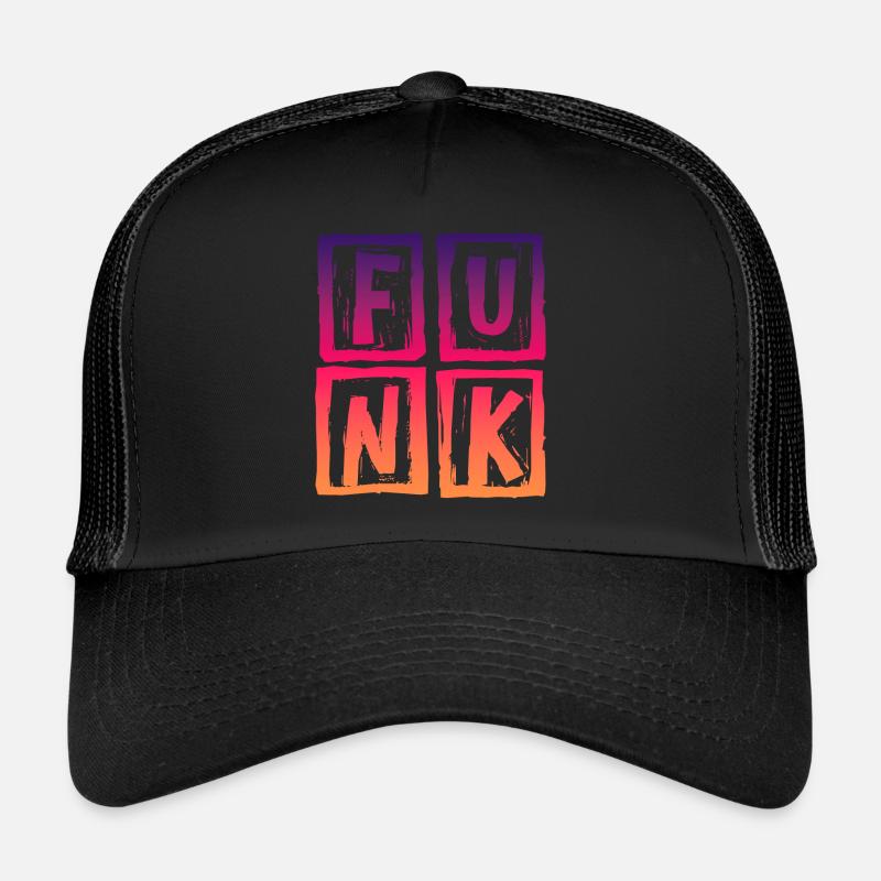 Funk Music Retro Trucker Cap