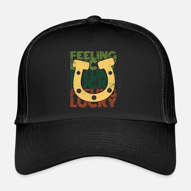 Se sentir chanceux Trèfle de la Saint-Patrick Casquette trucker 