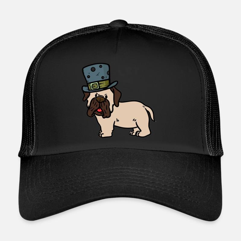 Geschenkidee Hundehalter Mops Hut Mister Sir Trucker Cap