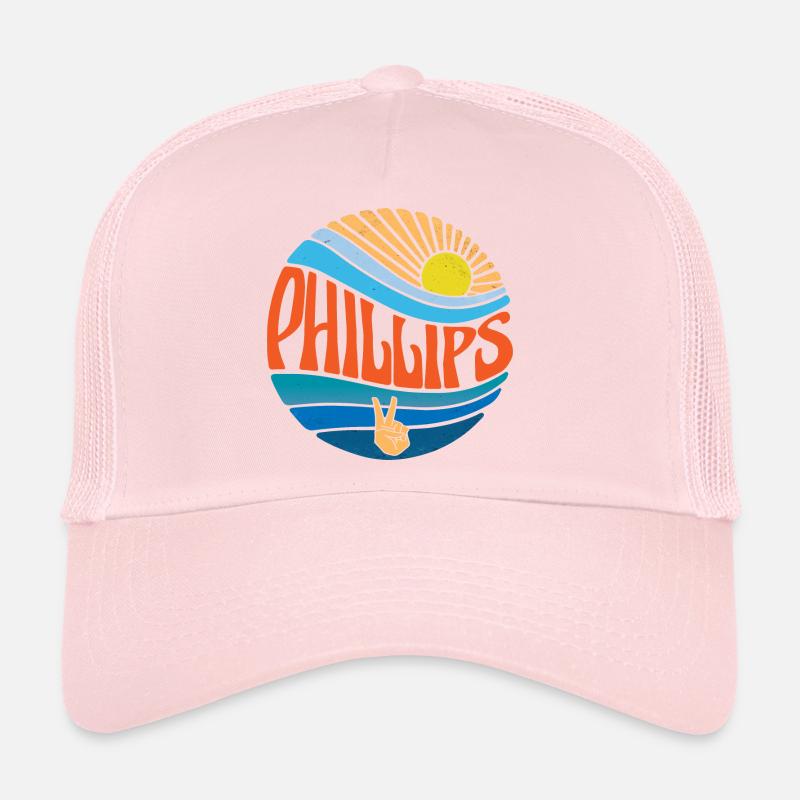 Chemise Phillips Vintage Sunset Phillips Groovy Cravate Casquette trucker 