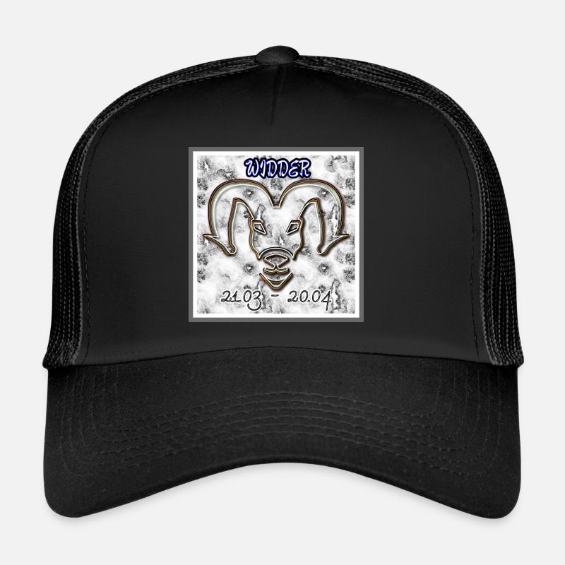 Signe du zodiaque Bélier - Image - 2023 Casquette trucker 