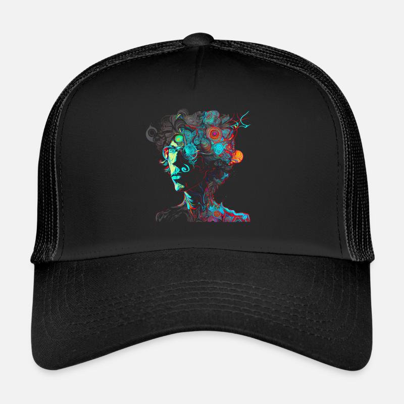 Art Psychédélique, Lunettes - Open Mind Casquette trucker 