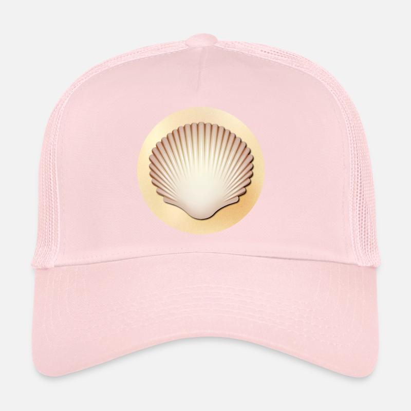 Coquille (sable, ronde) Casquette trucker 