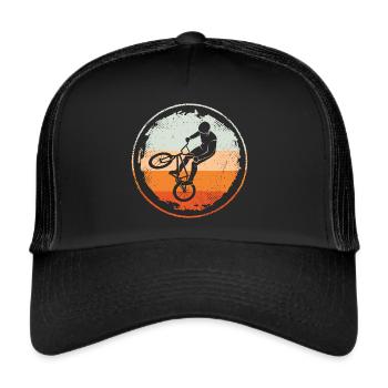BMX Rider Cyclist Bike Bike BMX - Trucker Cap - black/black - Front