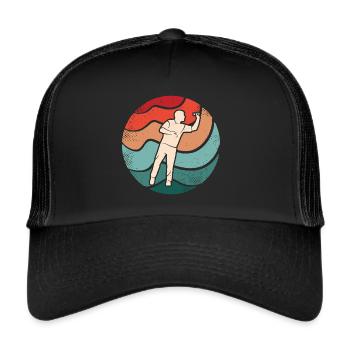 Darts Player Darts Dartboard Darts Player - Trucker Cap - black/black - Front