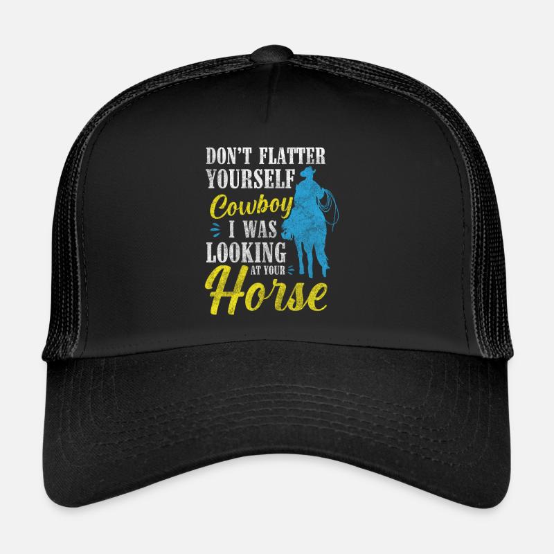 Country Riding Saddle Trucker Cap