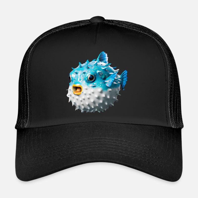 Poisson-globe gonflé Casquette trucker 