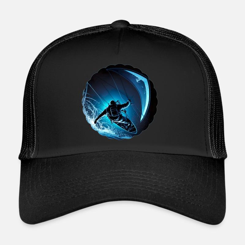 Kitesurfing requires skill and endurance Trucker Cap