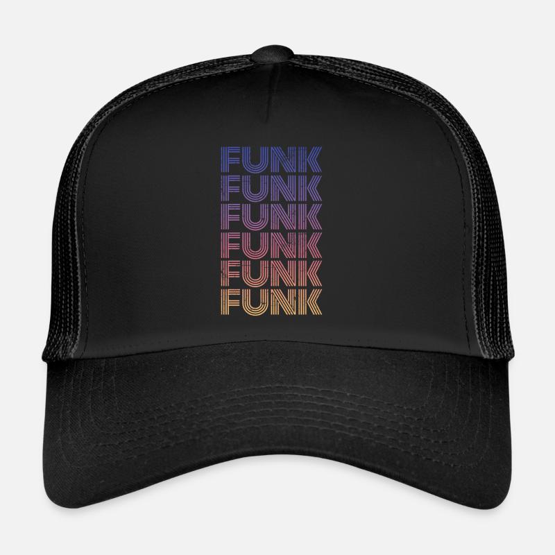 Funk Musik Vintage Trucker Cap